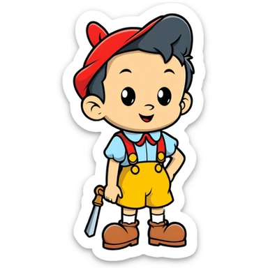 Pinocho sticker