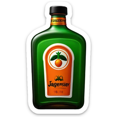 jaggermeister bottle sticker