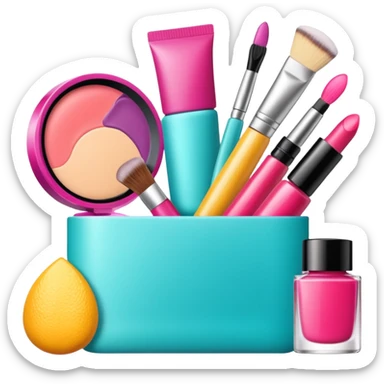 create an exclusive cosmetology advertising card template sticker