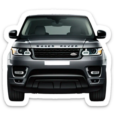 Dark grey Range Rover sport 24 edition sticker