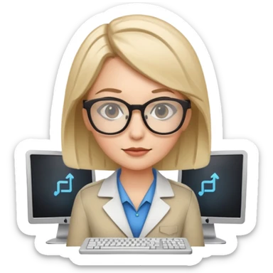 it-specialist-with-computer-and-code-female sticker