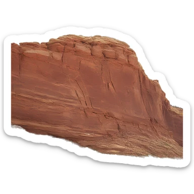 utah red rock sticker