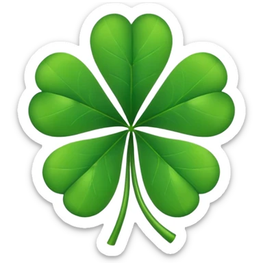 Trébol de 5 hojas sticker