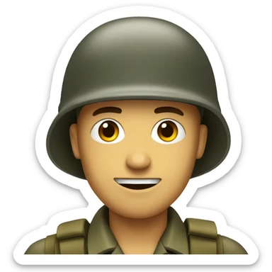 soldier WWII sticker