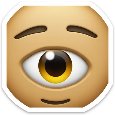 Eye roll with a snap  sticker