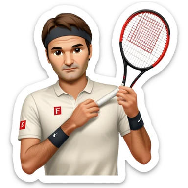 Roger Federer sticker