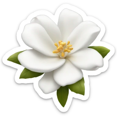 Flor Rosa blanca sticker