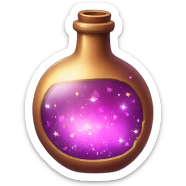 magical potion with sparkles sticker