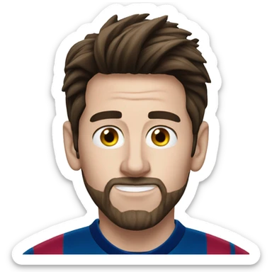 messi con SR News sticker