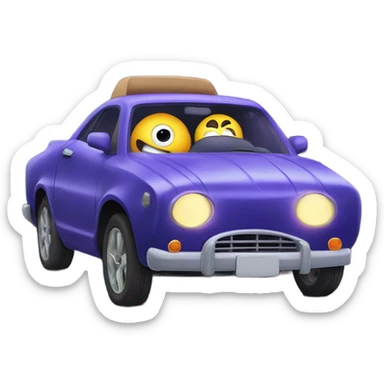 nighttime adventure with a car diddy style sticker