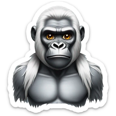 Platinum gorilla  sticker