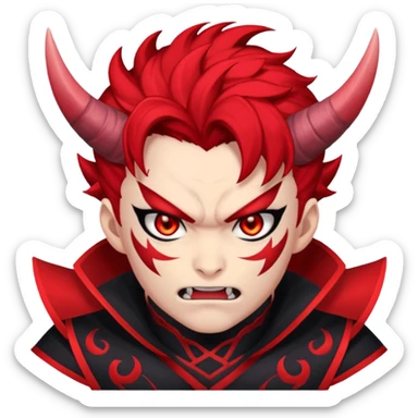 Vox Akuma The Voice Demon Vtuber sticker
