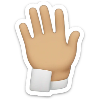 thank you hands emoji sticker