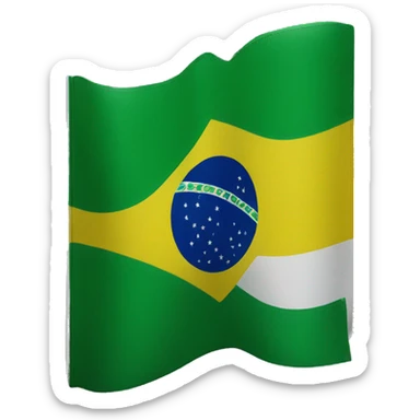 Brazilian Flag sticker