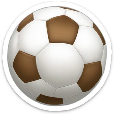 ballon de football avec une bouche qui sourit sticker