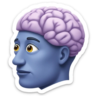 big brain wojak  sticker