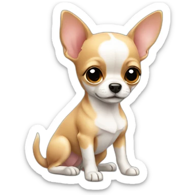 Cute little Chihuahua   sticker
