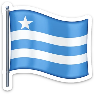 Chicago city flag sticker