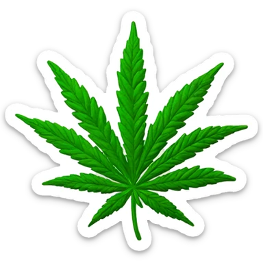 marijuana sticker