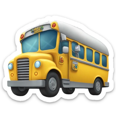 Magic school bus sticker