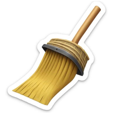 old Broom & Dust Pan sticker