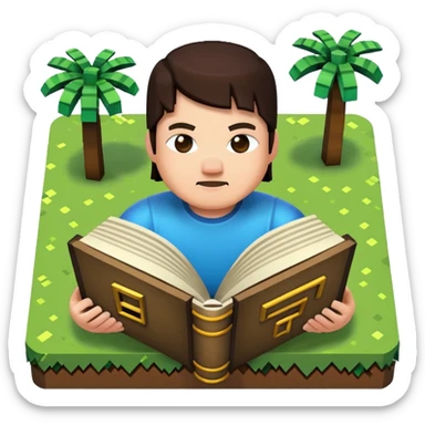 tôi muốn 1 khối book minecraft sticker