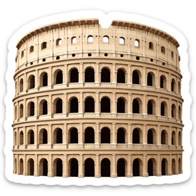 colosseum rome  sticker