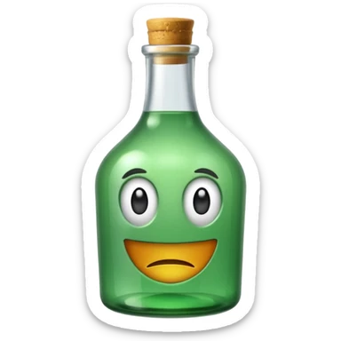 Une bouteille de get 27  sticker