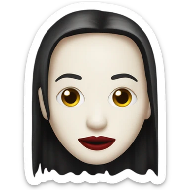 marylin manson  sticker