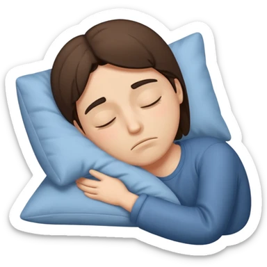 Sleepy Character zzz sticker