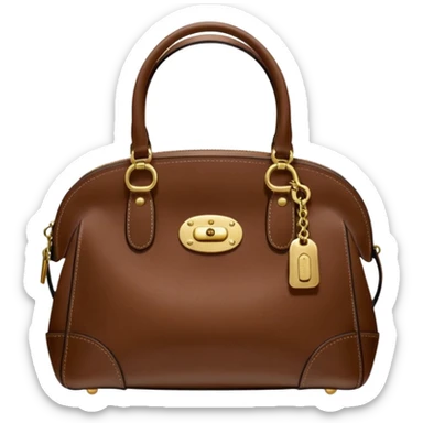 make a coach bag sticker