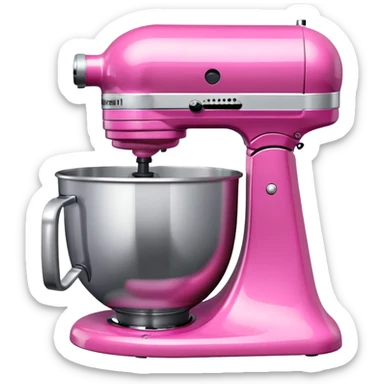 Pink mixer sticker