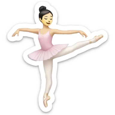 asian Ballet  sticker