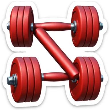 Peso de academia preto sticker