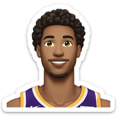 Austin Reaves lakers Oklahoma white rookie sticker