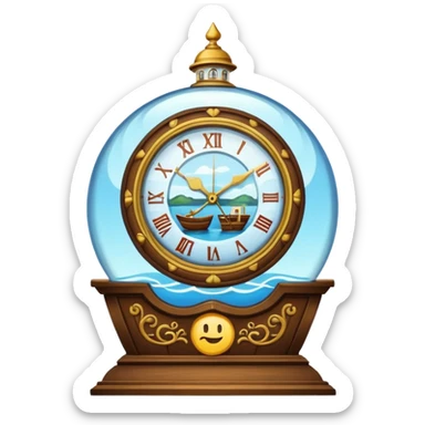 clock in a window in a house in a year in a boat in a in a emoji in a  sticker