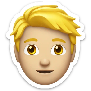 yellow hair, short cut, white person with a tatical armor sticker