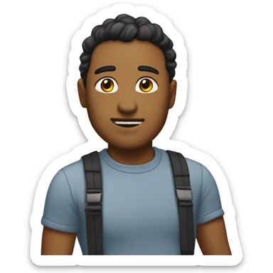 create a stickers 👩🏻with cachos sticker