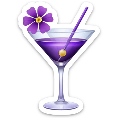 drink white and purple sticker