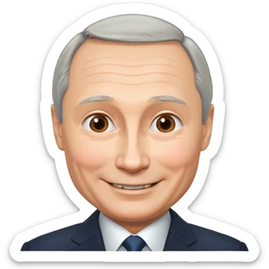 Putin smile sticker