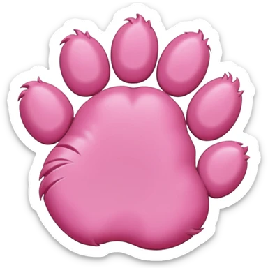 cat paw sticker
