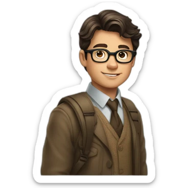 young clark kent sticker