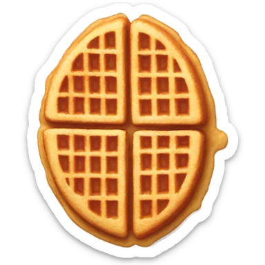 Waffle sticker