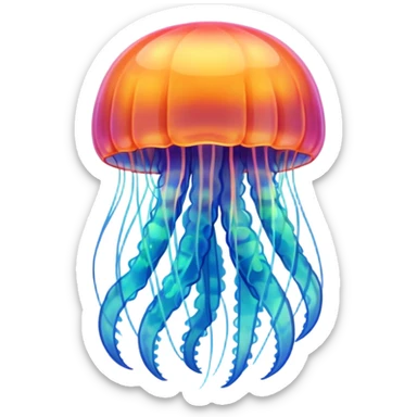 with jelly fish please sticker