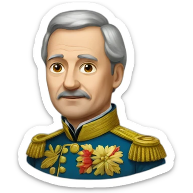 Russian empire minister sticker