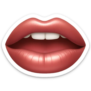 Lip oil  sticker
