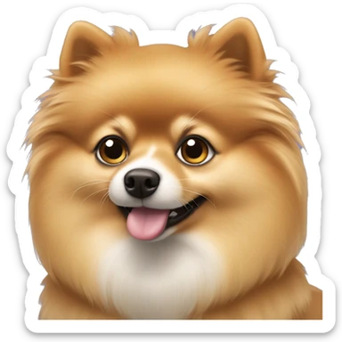 pomerian sticker
