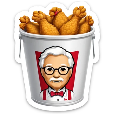 Kfc bucket emoji sticker