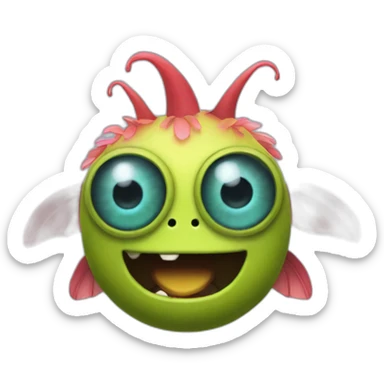 Buzzinga from my singing monsters sticker