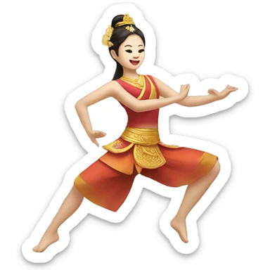 Thai dance sticker